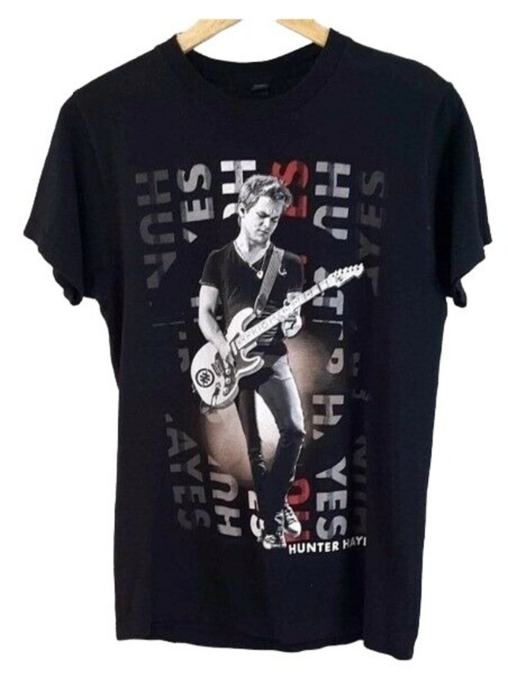Hunter Hayes Country Music Concert T Shirt Black Medium 2013 Let's Be Crazy